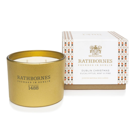 Dublin Christmas Scented Classic Candle | Rathbornes 1488